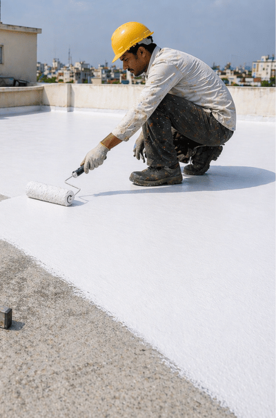 Roof levelling and waterproofing