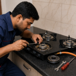 Kitchen stove repair